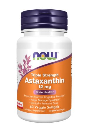 Astaxanthin 12 mg Triple Strength - 60 veg softgels