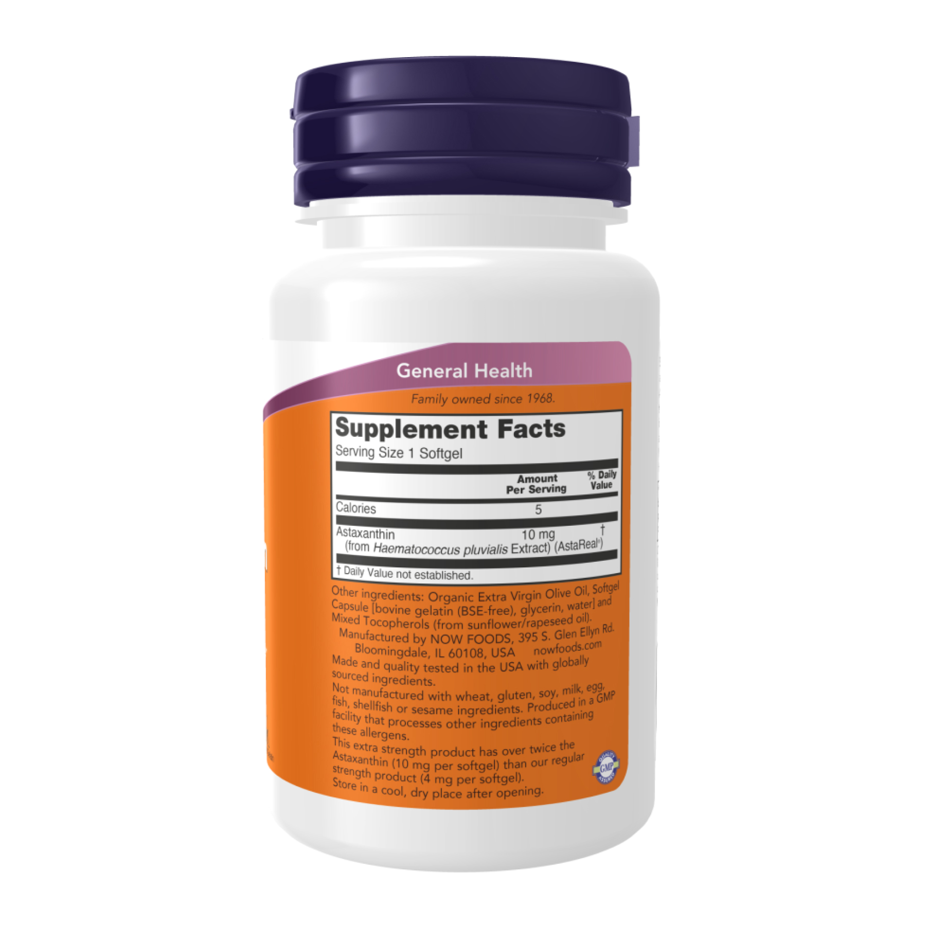 Astaxanthin Extra Strength 10mg - 30 softgels - Зображення 2