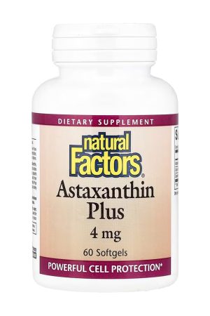 Astaxanthin Plus 4mg - 60 softgels
