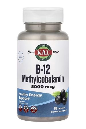 B-12 Methylcobalamin 5000mcg - 60 lozenges