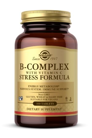 B-Complex with Vitamin C Stress Formula - 100 tabs