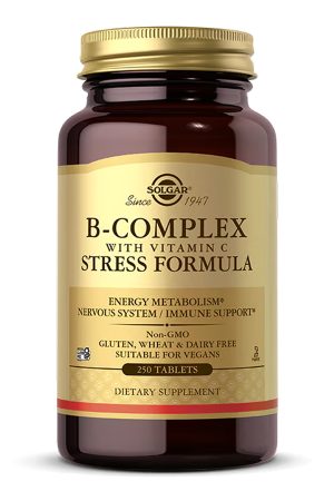 B-Complex with Vitamin C Stress Formula - 250 tabs