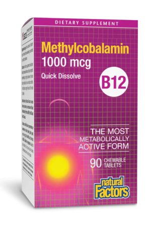 B12 Methylcobalamin 1000 mcg - 90 tabs (Пошкоджена упаковка)