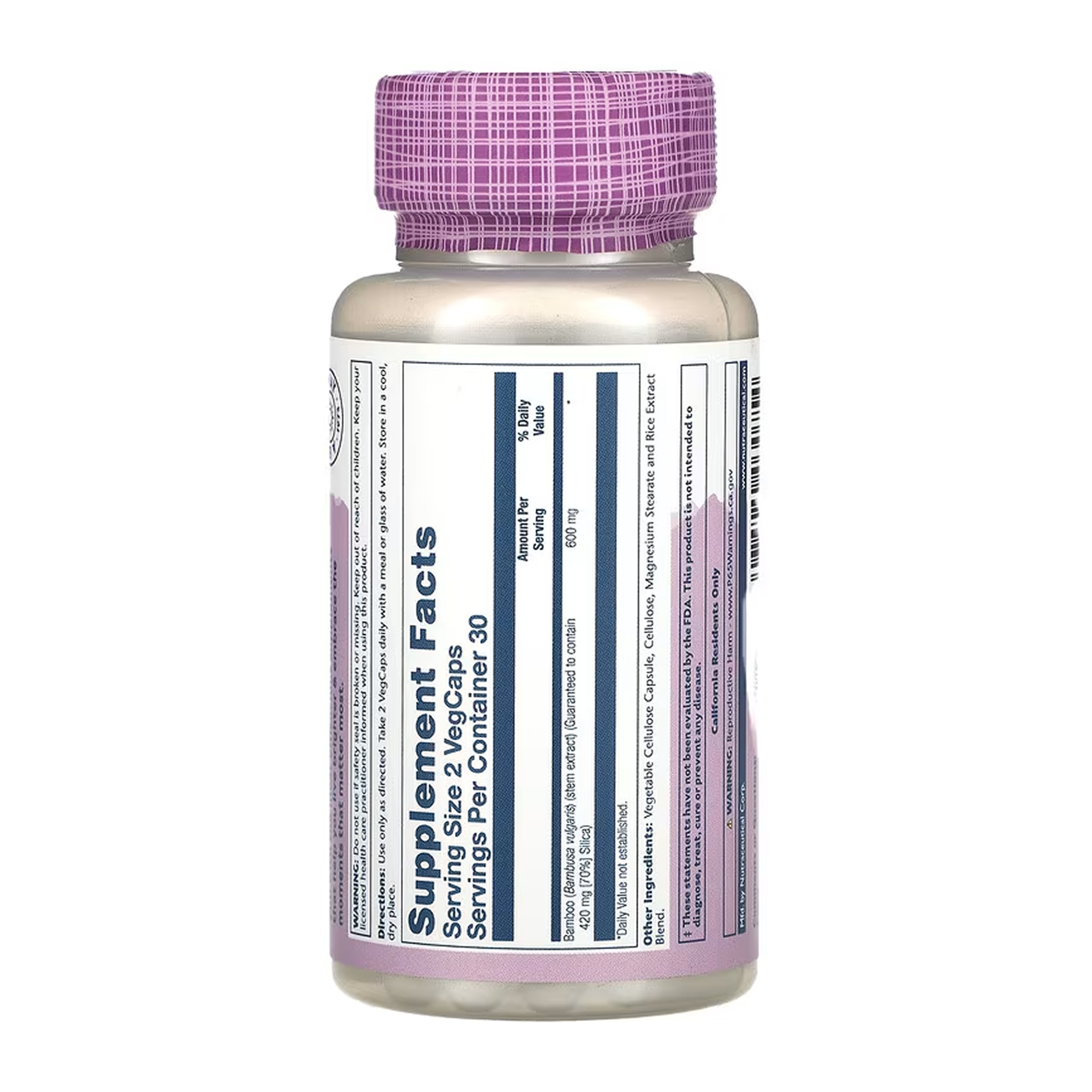 Bamboo Stem Extract 300mg - 60 vcaps - Зображення 2