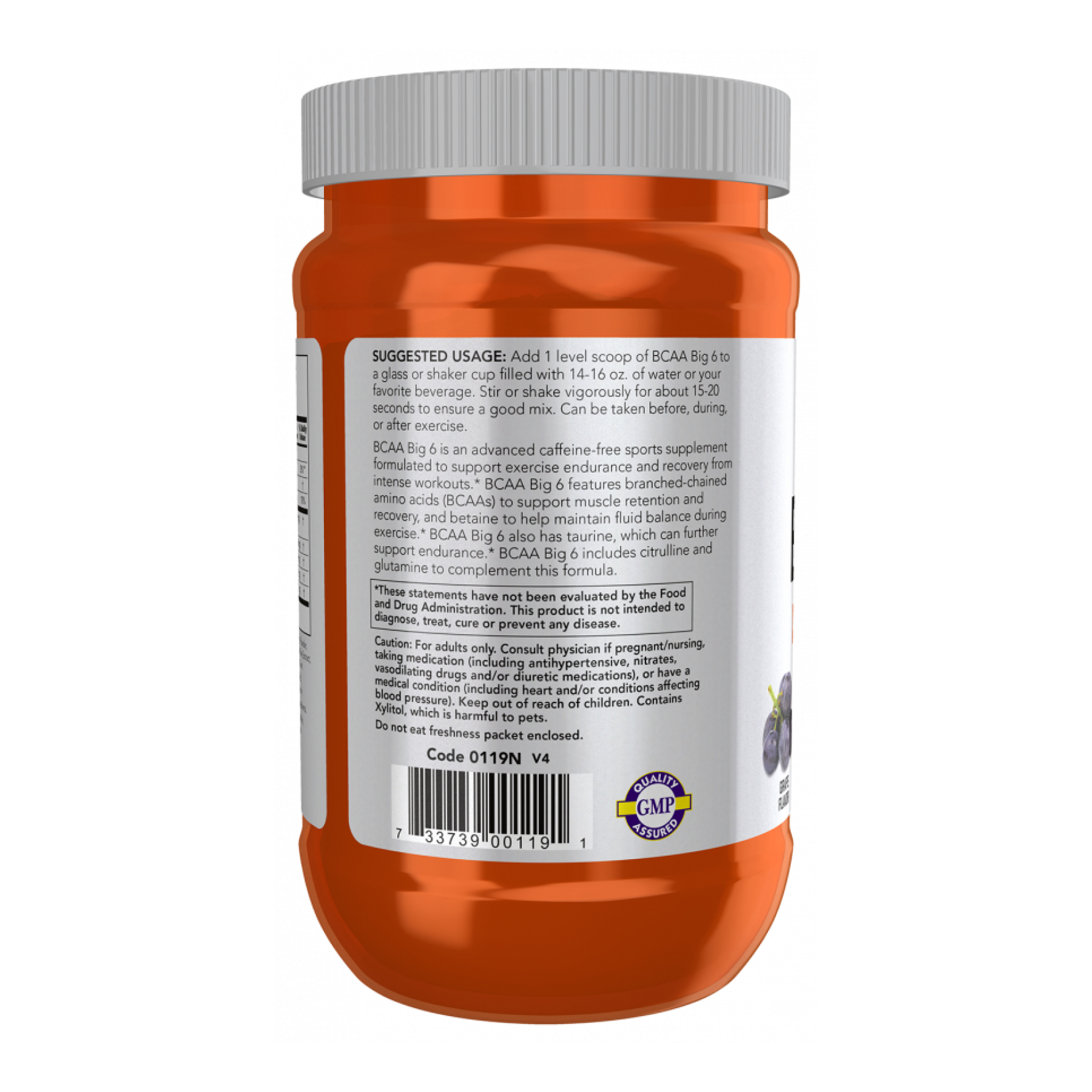 BCAA Big 6 - 600g Grape - Зображення 3