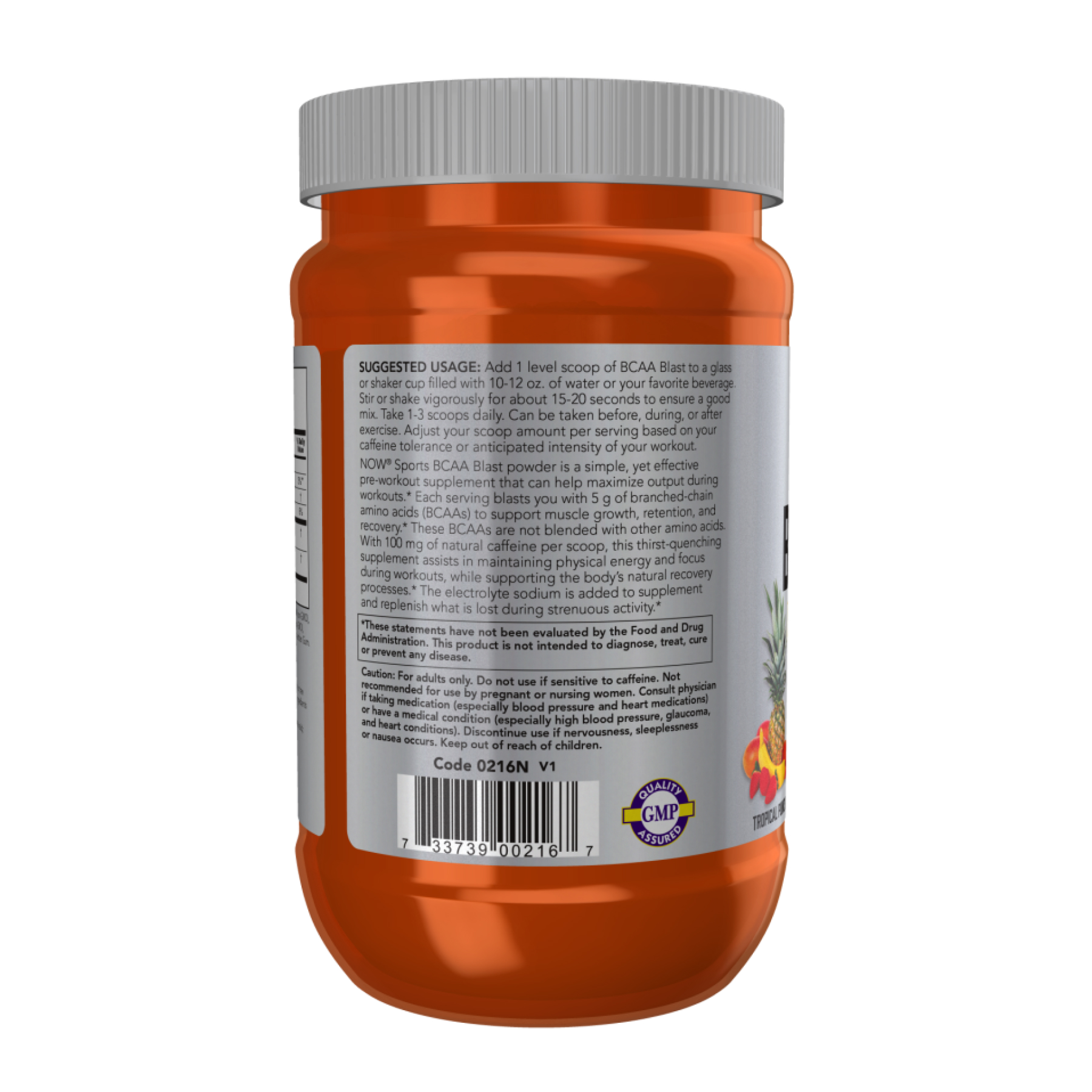 BCAA Blast Powder - 600g Tropical Punch - Зображення 3