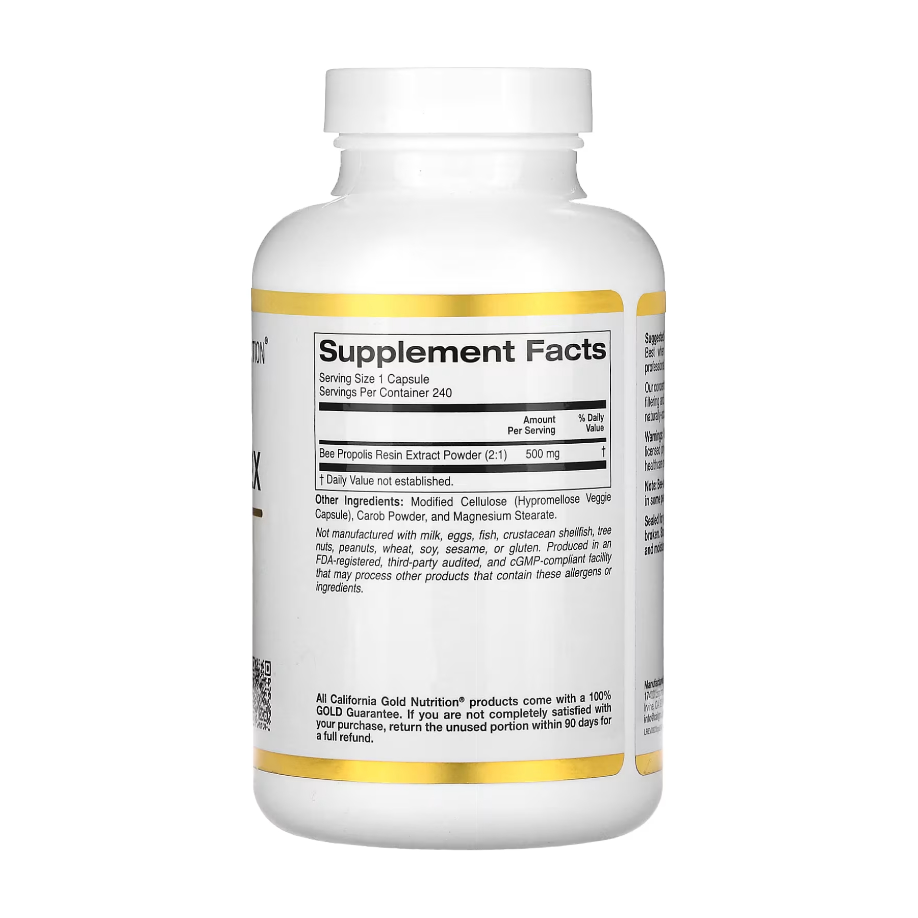 Bee Propolis 2X 500mg - 240 caps - Зображення 2