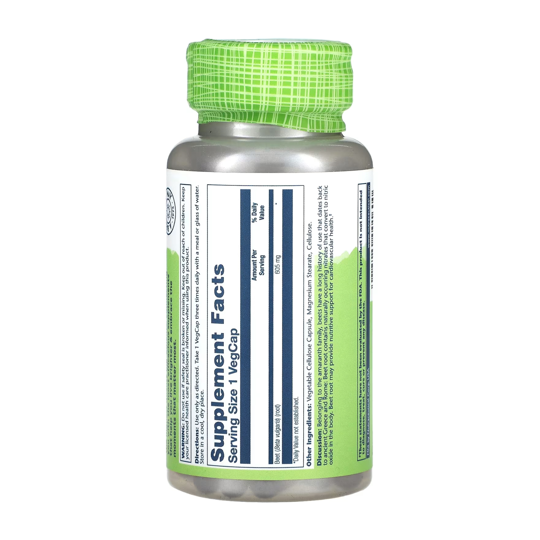 Beet Root 605mg - 100 caps - Зображення 2