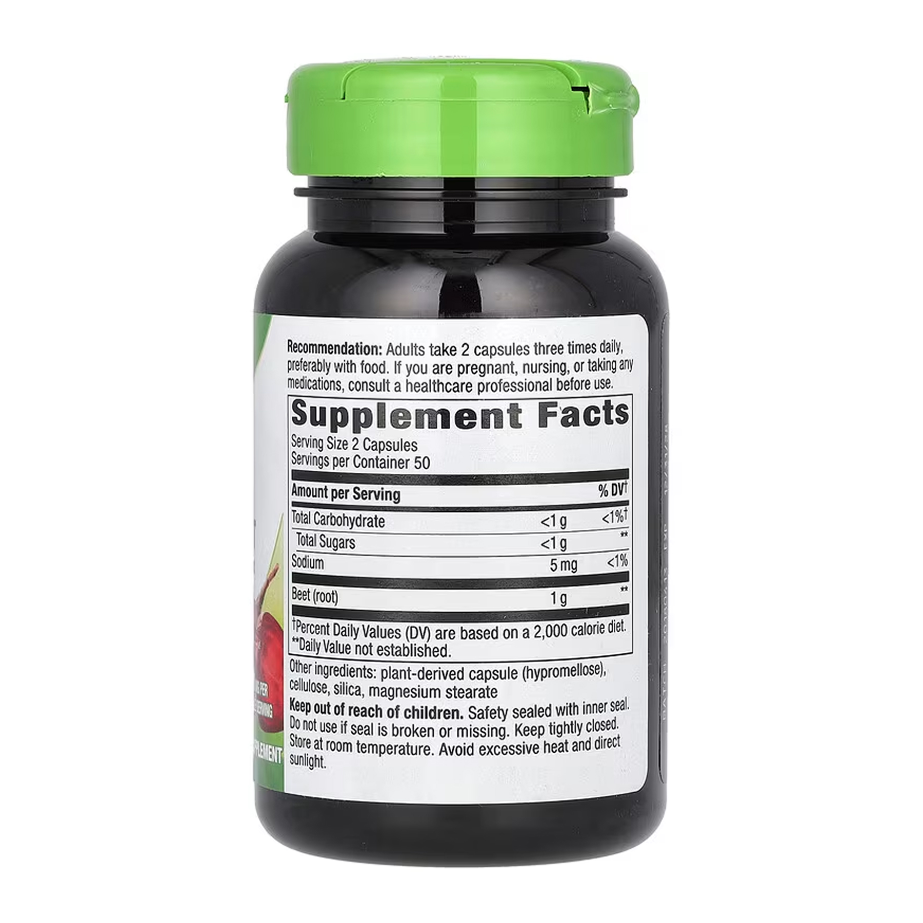 Beet Root Powder - 100 vcaps - Зображення 2