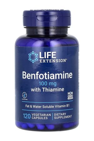 Benfotiamine with Thiamine	100 mg - 120 vcaps