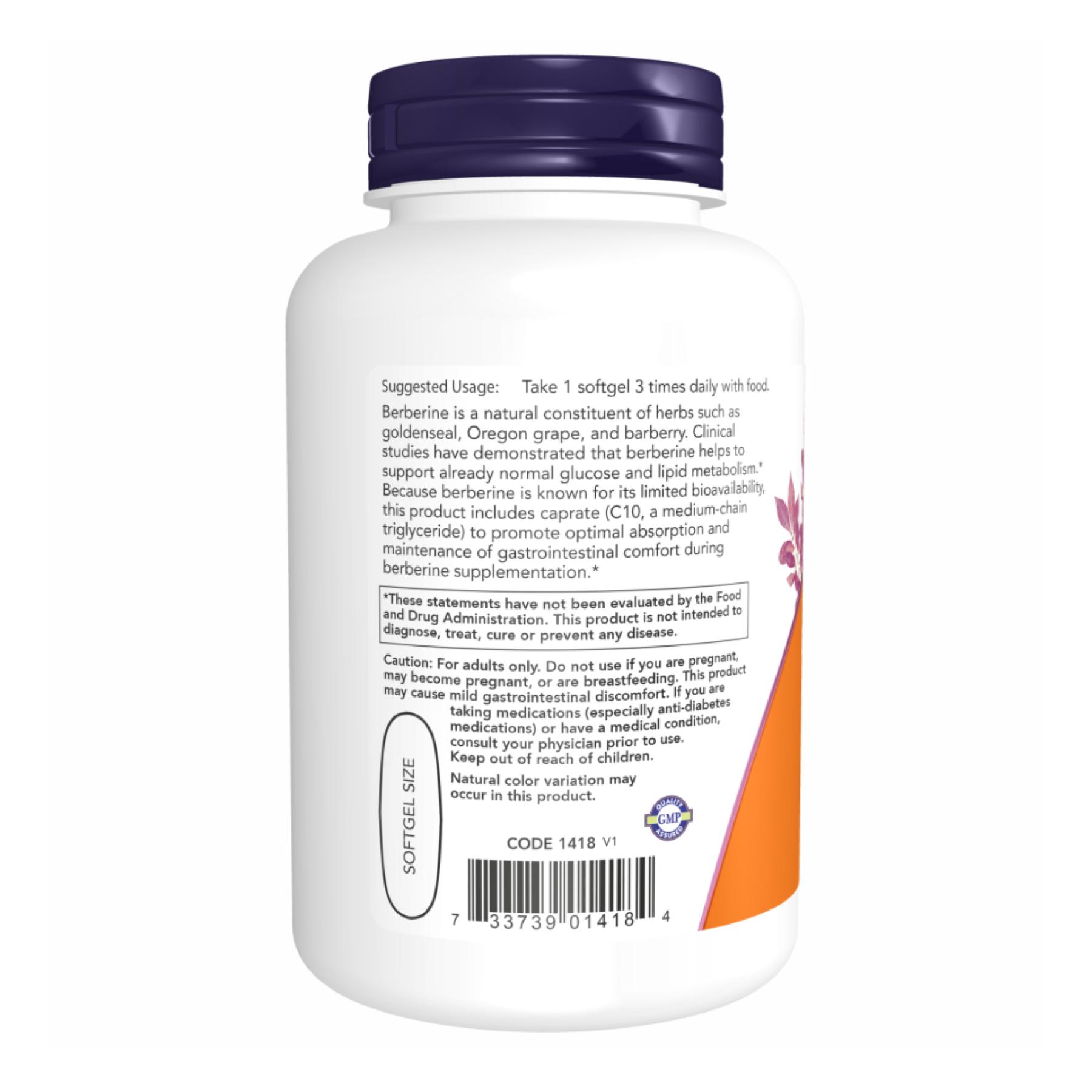 Berberine Glucose Support - 90 sgels - Зображення 3