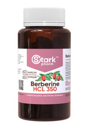 Berberine HCL 350mg - 60 caps