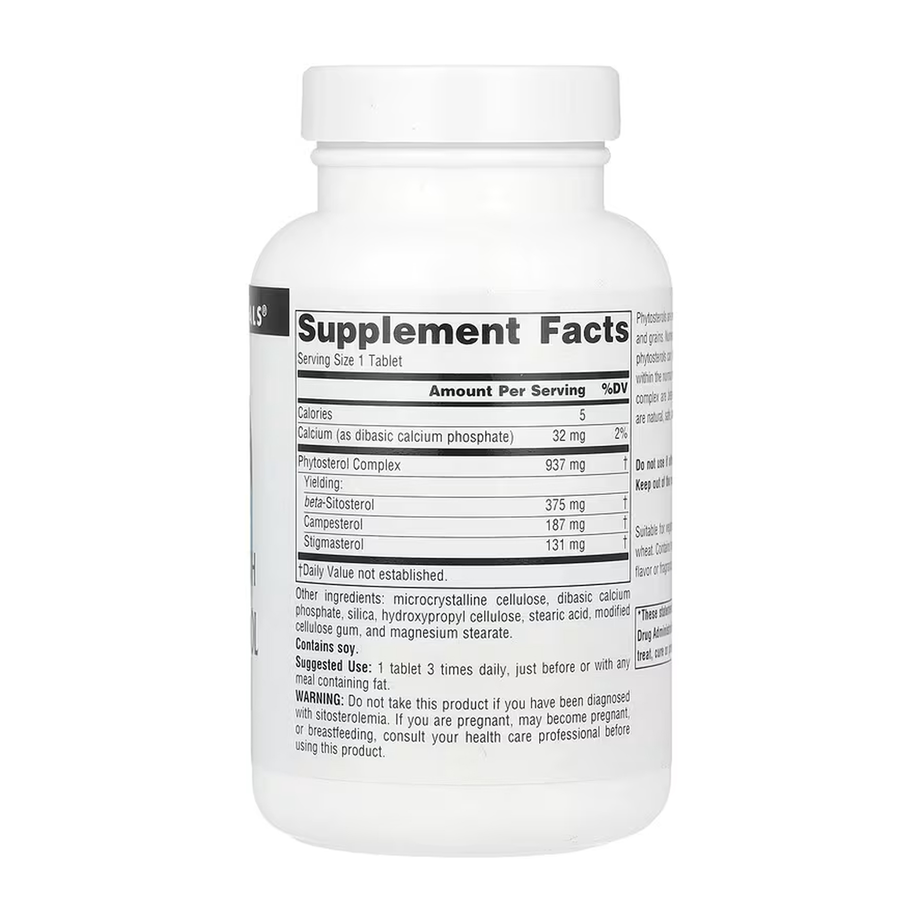 Beta Sitosterol Mega Strength 375 mg - 60 tabs - Зображення 2