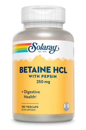 Betaine HCl 250mg - 180 vcaps (Пошкоджена етикетка)