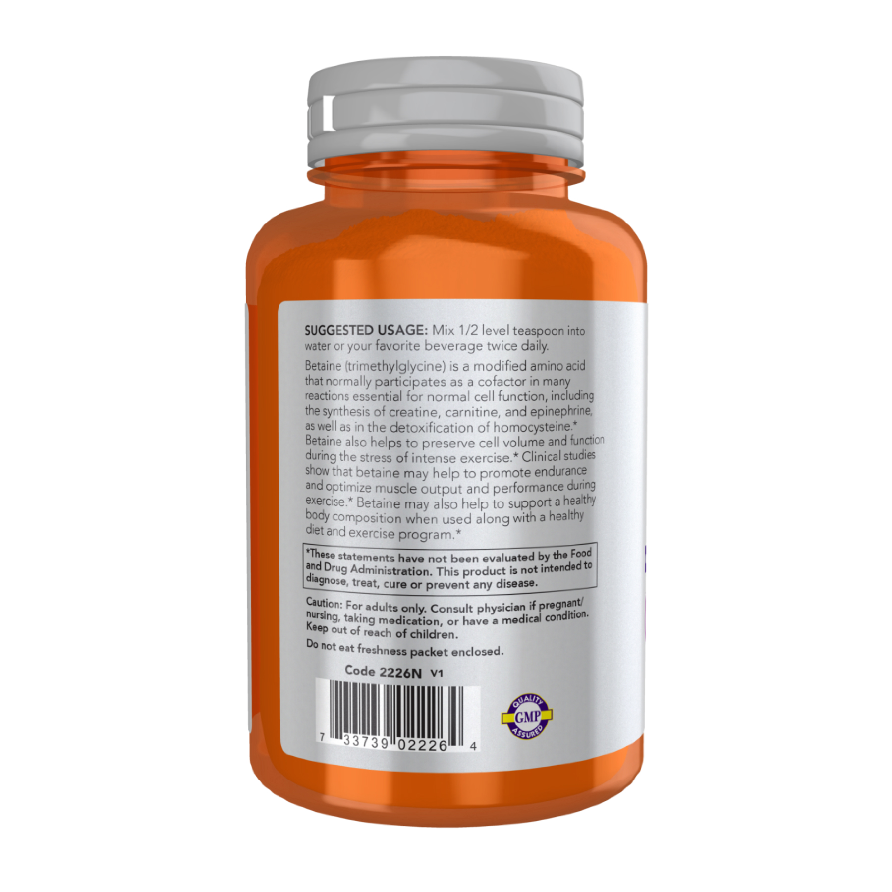 Betaine Powder - 170g - Зображення 3