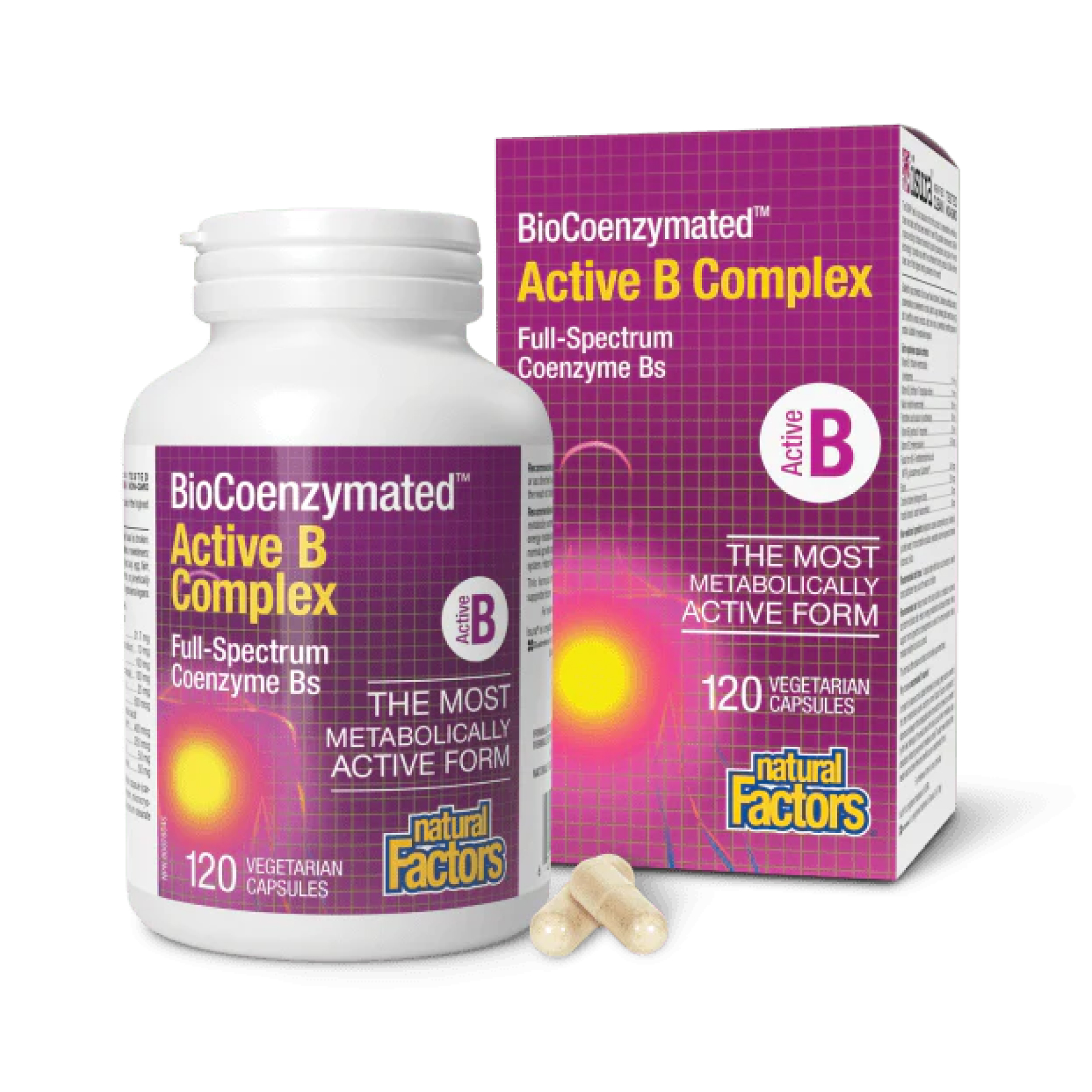 BioCoenzymated Active B Complex - 120 caps - Зображення 2