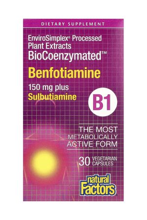 BioCoenzymated Benfotiamine - 30 caps