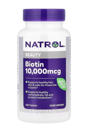 Biotin 10,000mcg - 100 tabs