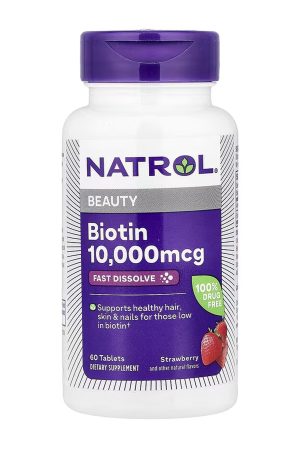 Biotin 10,000mcg - 60 tabs