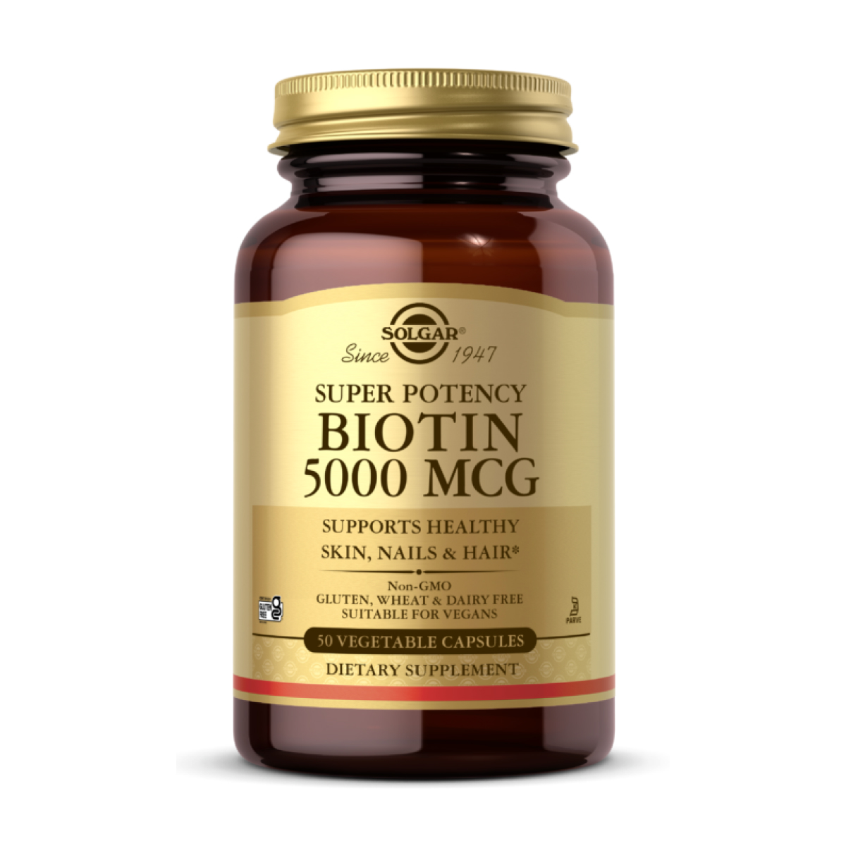 Biotin 5000 mcg - 50 vcaps