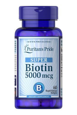 Biotin 5000 mcg - 60 softgels