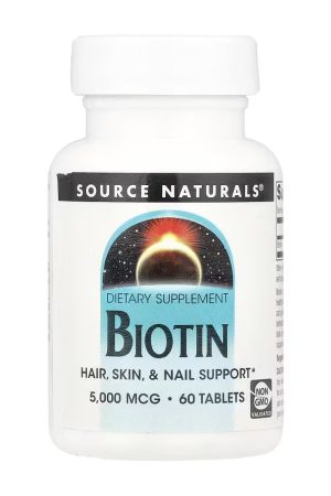 Biotin 5000mcg - 60 tabs