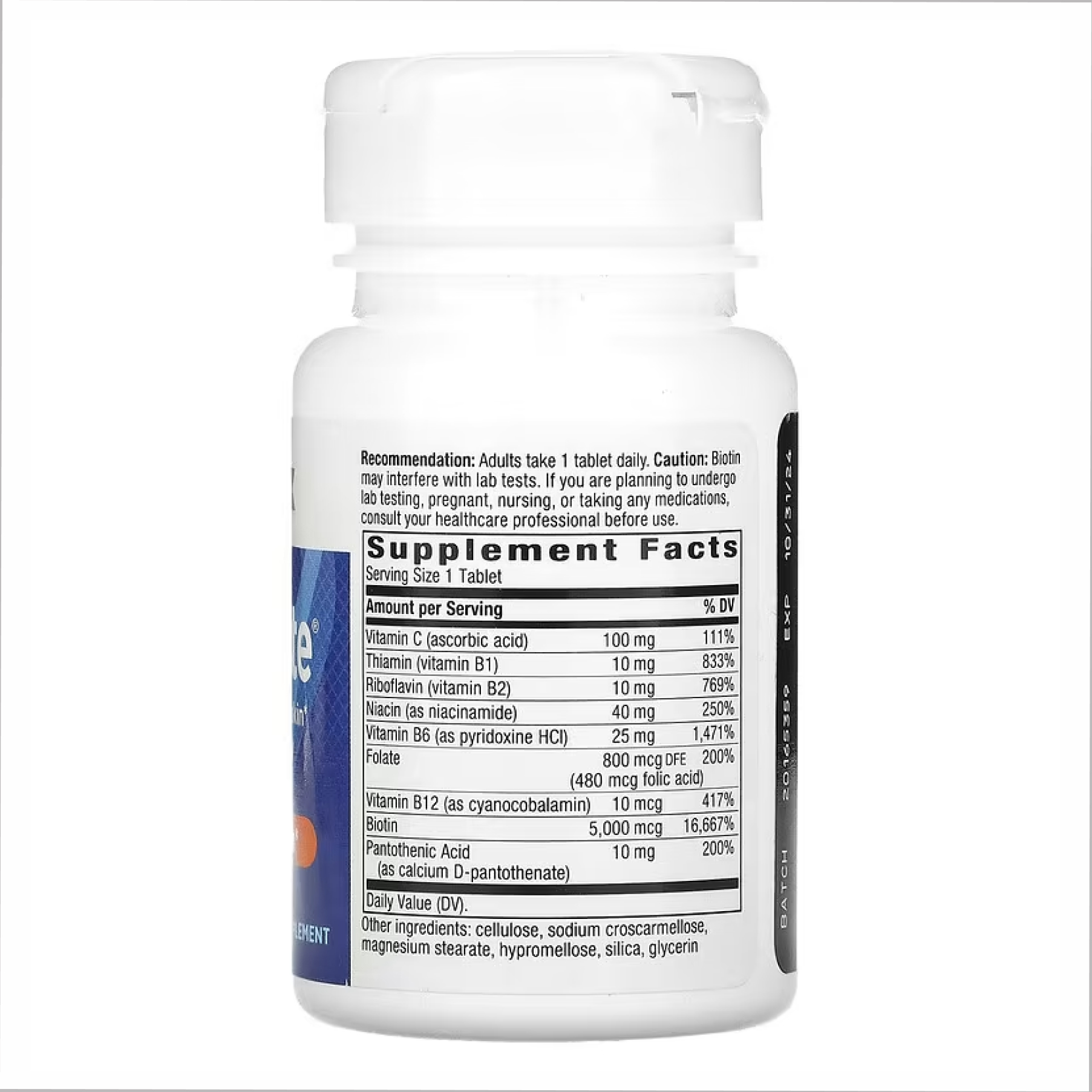 Biotin Forte 5 mg - 60 tabs - Зображення 2