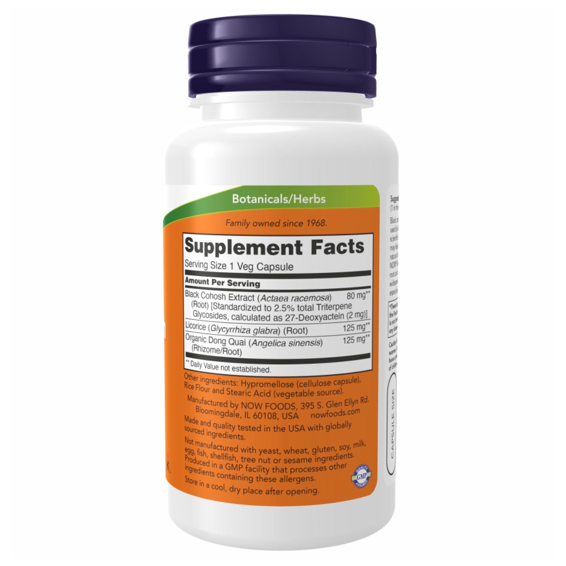 Black Cohosh 80mg - 90 vcaps - Зображення 2