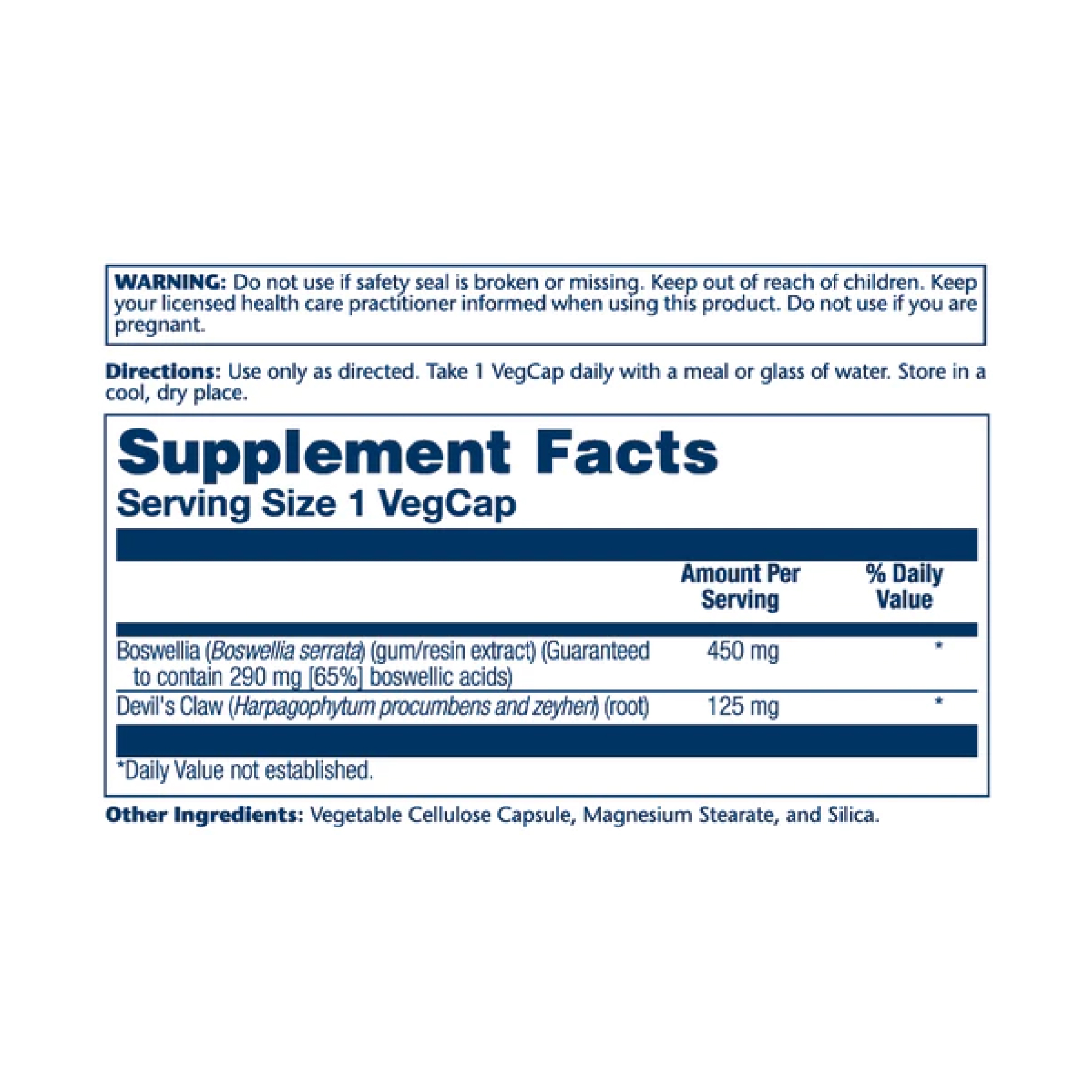 Boswellia Resin Extract 450mg - 60 vcaps - Зображення 2