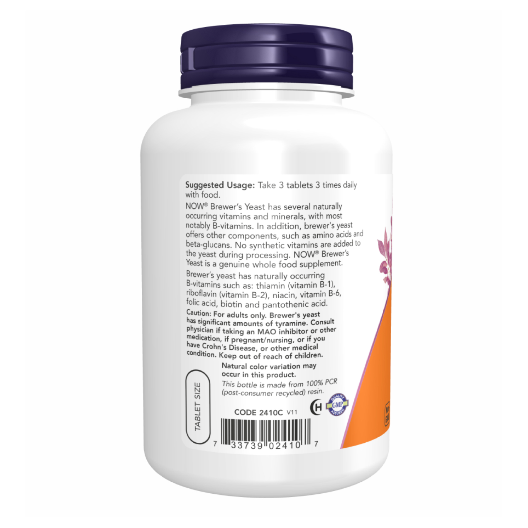 Brewers Yeast 10 grain 650mg - 200 tabs - Зображення 3