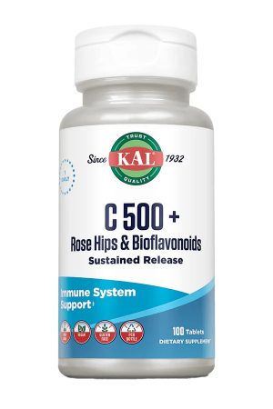 C 500 + Rose Hips & Bioflavonioids Sustained Release - 100 tabs