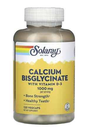Calcium Bisglycinate with Vitamin D-3 1000mg - 120 vcaps