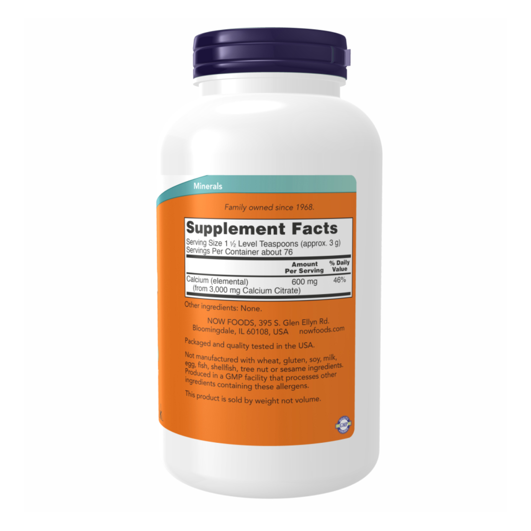 Calcium Citrate Powder - 227g - Зображення 2