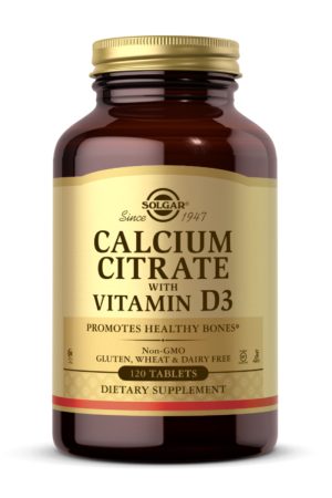 Calcium Citrate with Vitamin D3 - 120 tabs