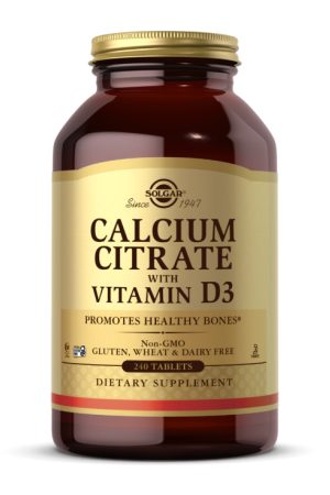 Calcium Citrate with Vitamin D3 - 240 tabs