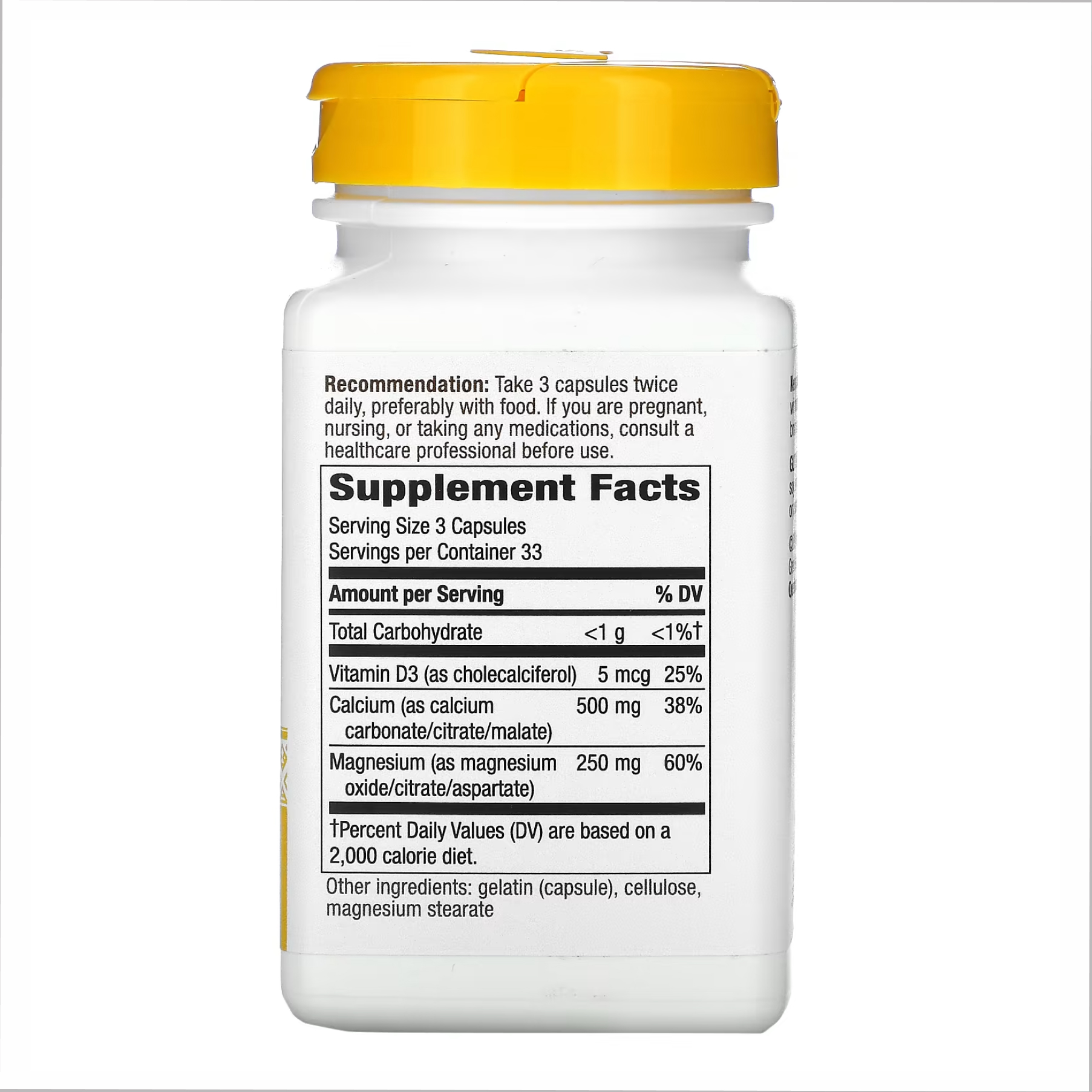 Calcium-Magnesium-Vitamin D - 100 caps (Пошкоджена банка) - Зображення 2