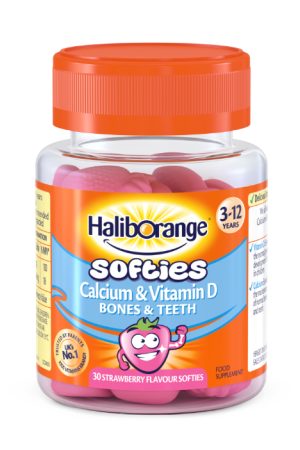 Softies Calcium & Vitamin D - 30 softgels Strawberry