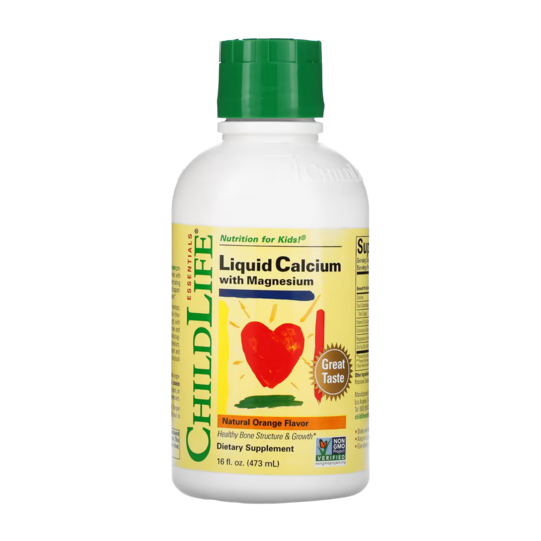 Calcium with Magnesium - 473 ml Orange (16 fl oz) (До 03.26)