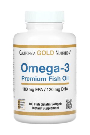 Omega-3 Premium Fish Oil 180mg - 100 softgels