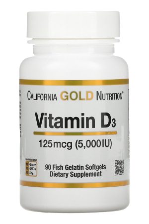 Vitamin D3 125mcg(5000IU) - 90soft