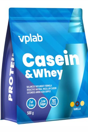 Casein & Whey - 500g Vanilla (ΠΠΎΡΠΊΠΎΠ΄ΠΆΠ΅Π½Π° ΡΠΏΠ°ΠΊΠΎΠ²ΠΊΠ°)
