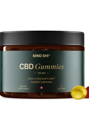 CBD Gummies Full Spectrum 750 mg Cherry & Banana - 30 gummies