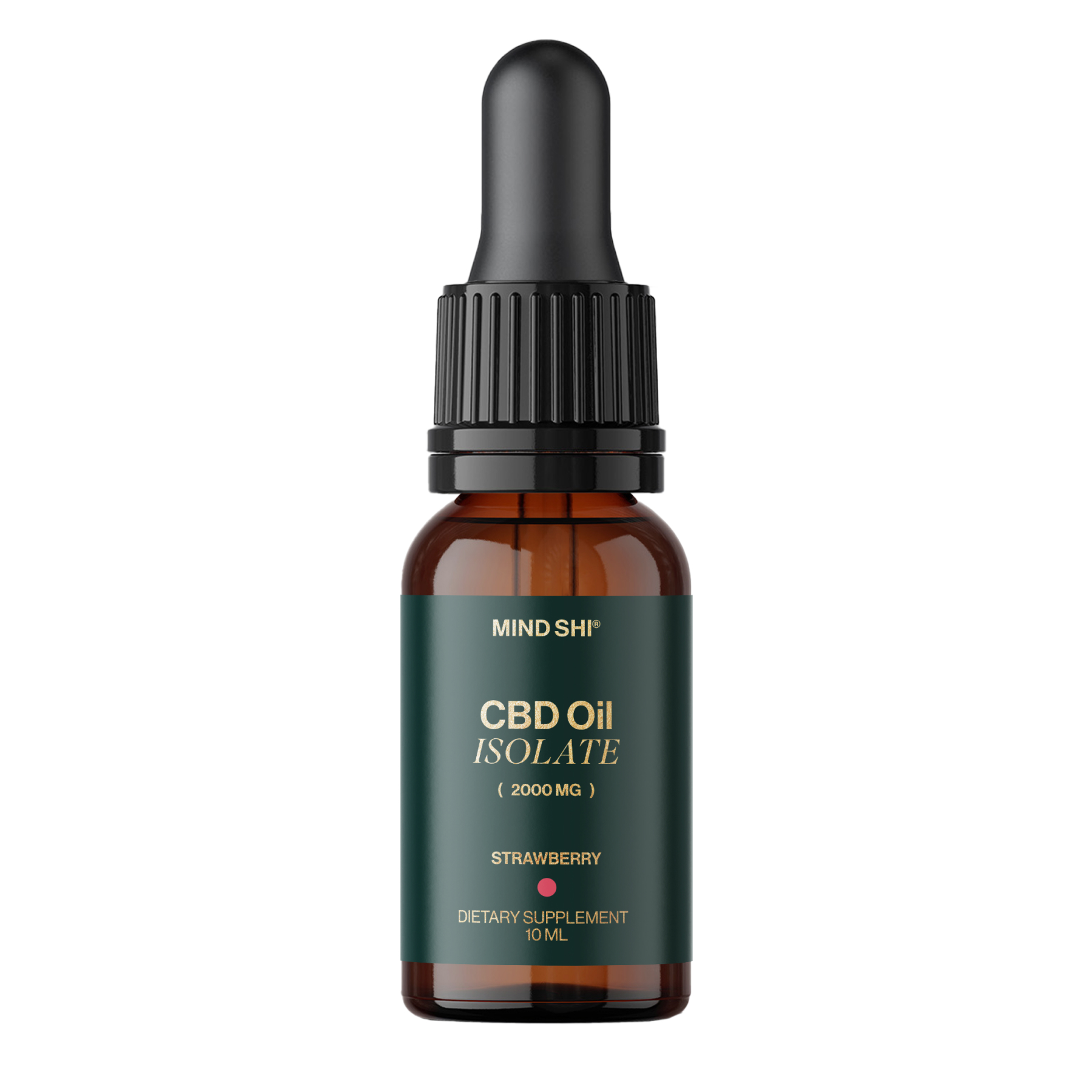 CBD Oil Isolate 2000 mg Strawberry - 10 ml - Зображення 6