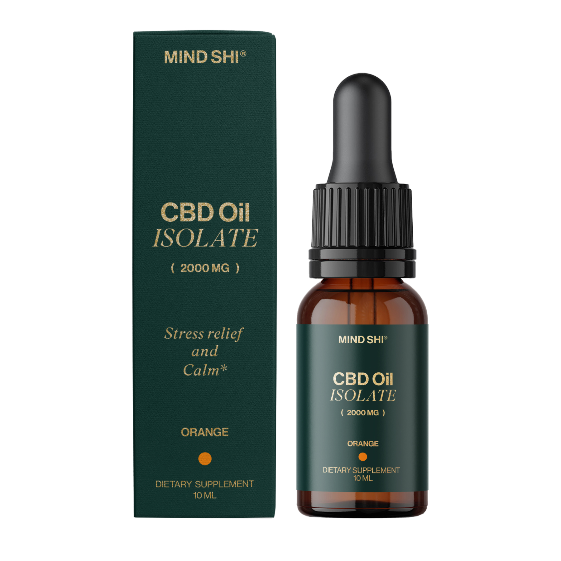 CBD Oil Isolate 2000 mg Orange - 10 ml (Пошкоджена упаковка)