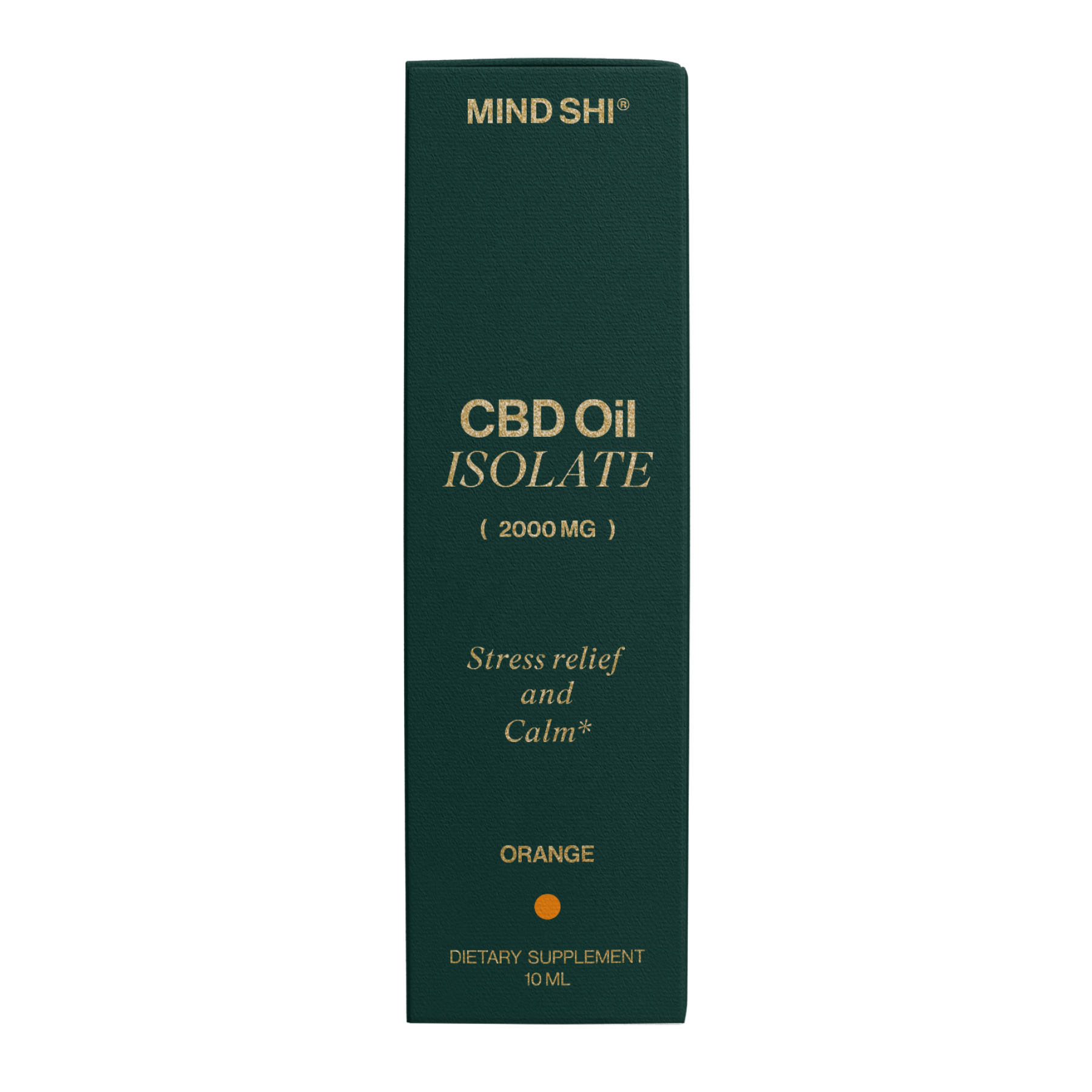CBD Oil Isolate 2000 mg Orange - 10 ml - Зображення 2