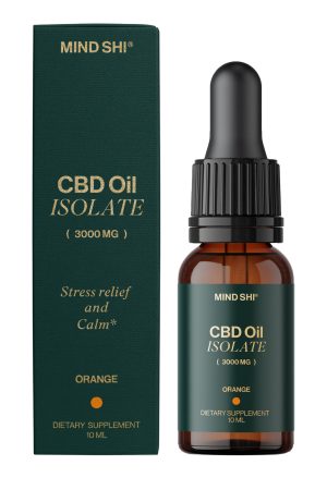 CBD Oil Isolate 3000 mg Orange - 10 ml
