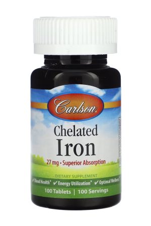 Chelated Iron - 100 tabs