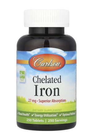 Chelated Iron - 250 tabs
