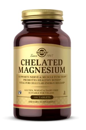 Chelated Magnesium - 100 tabs