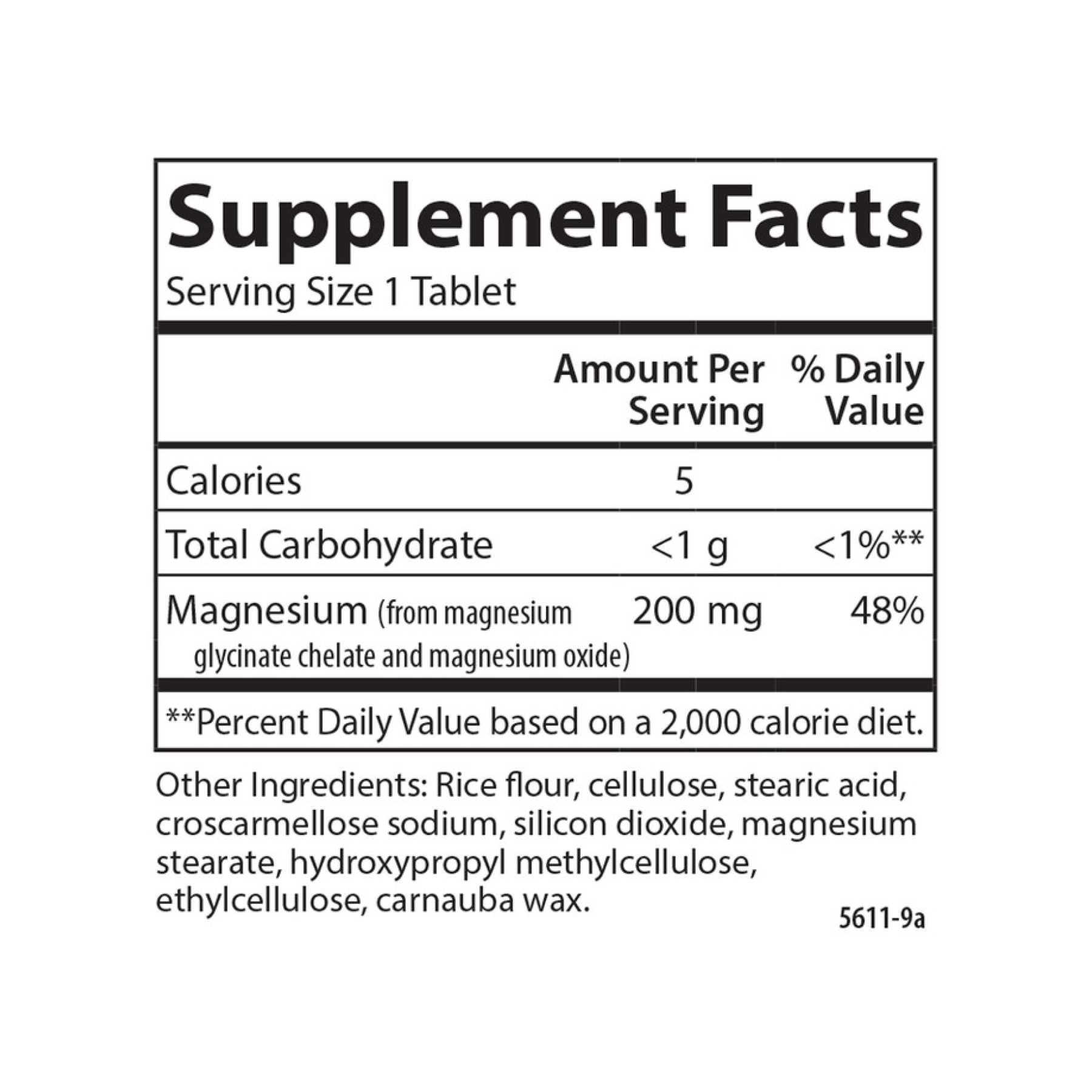 Chelated Magnesium Glycinate - 180 tabs - Зображення 2